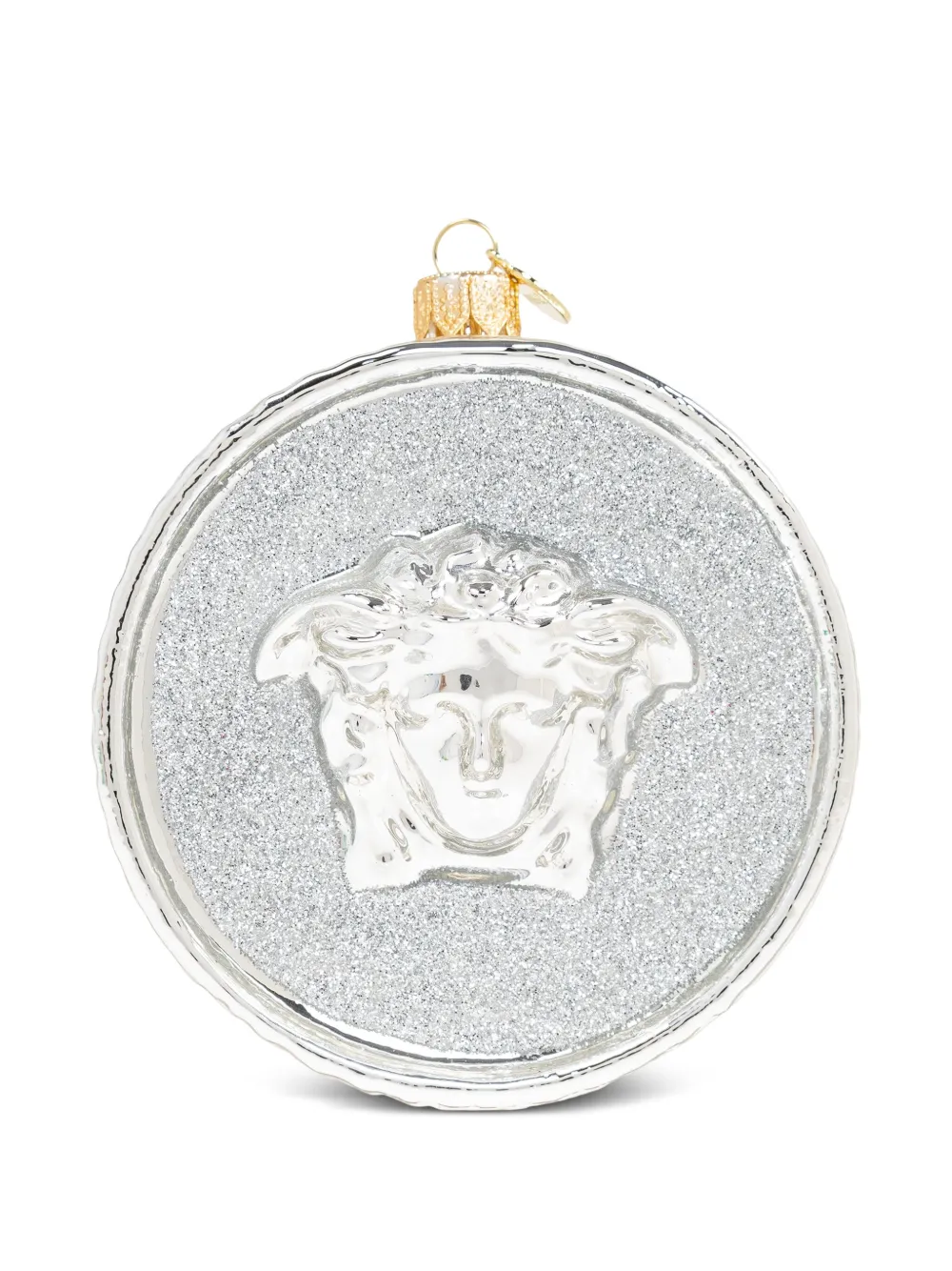 Versace Coin Holiday ornament | Silver | Image 1