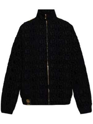 Versace ジップアップ セーター | ブラック | FARFETCH JP
