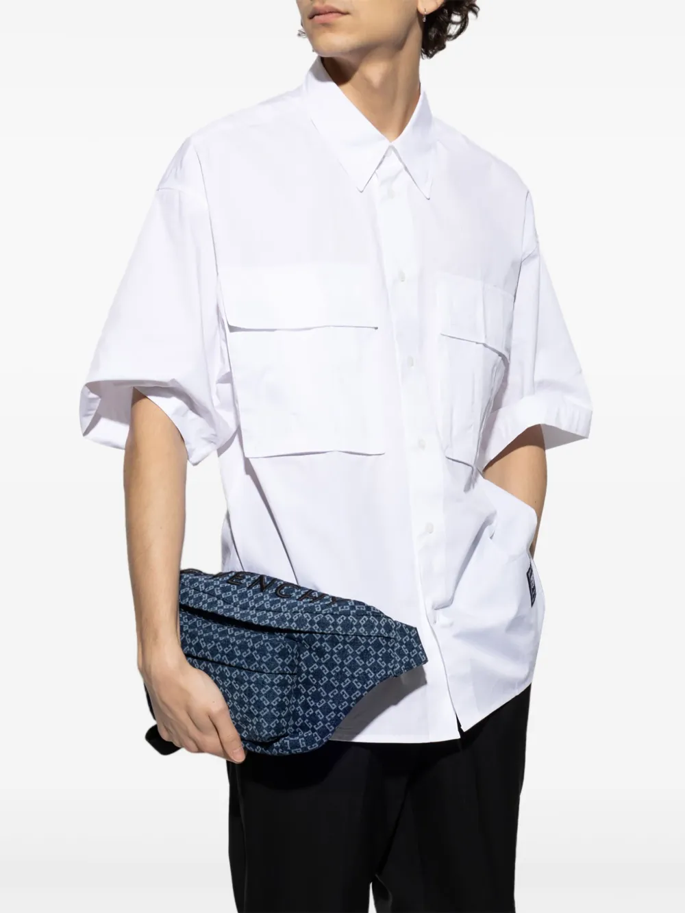 Versace Jeans Couture Katoenen overhemd Wit