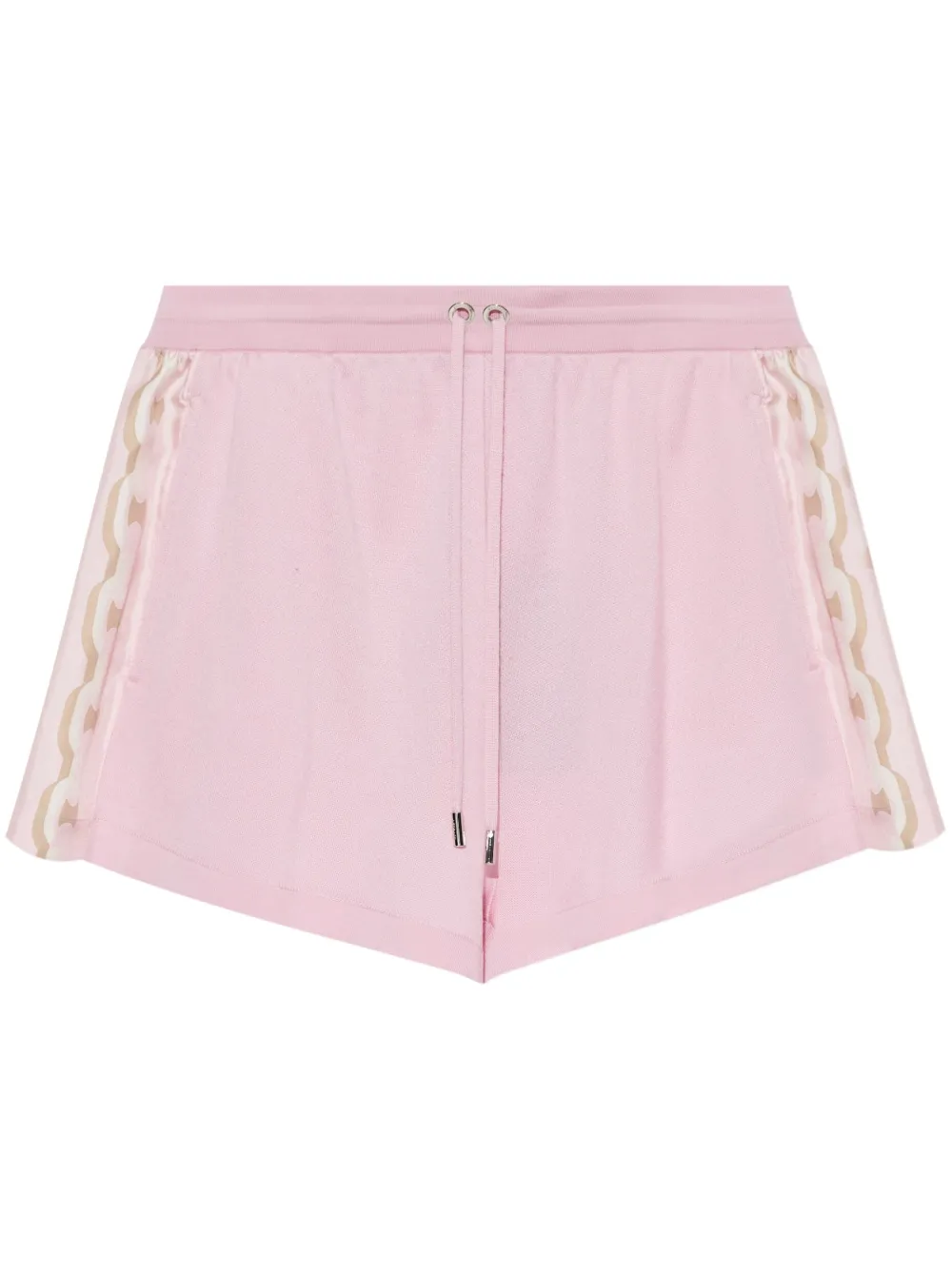 Versace Shorts met kettingdetail Roze