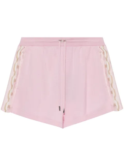 Versace chain-link detail shorts 