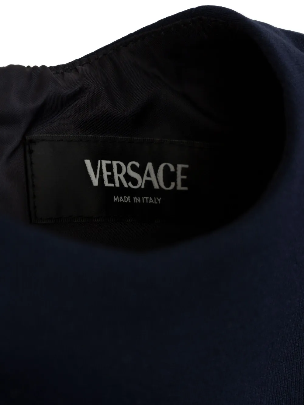 Versace Kids Jurk met Medusa-patroon Blauw