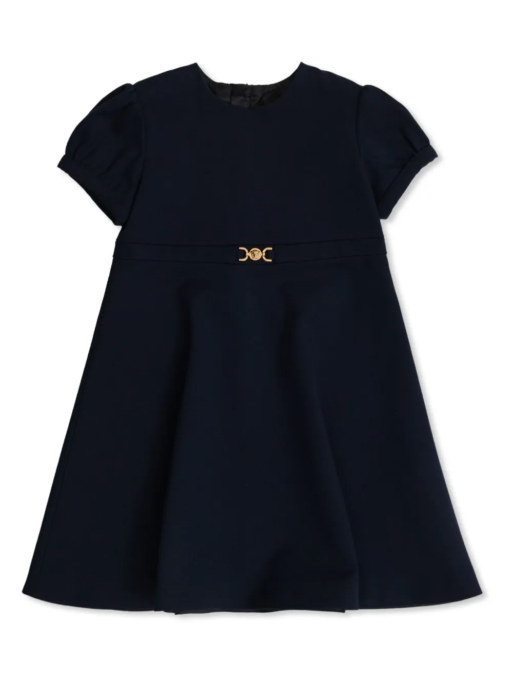 Versace Kids Jurk met Medusa-patroon Blauw
