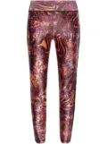 Versace Jeans Couture animal-print leggings - Orange