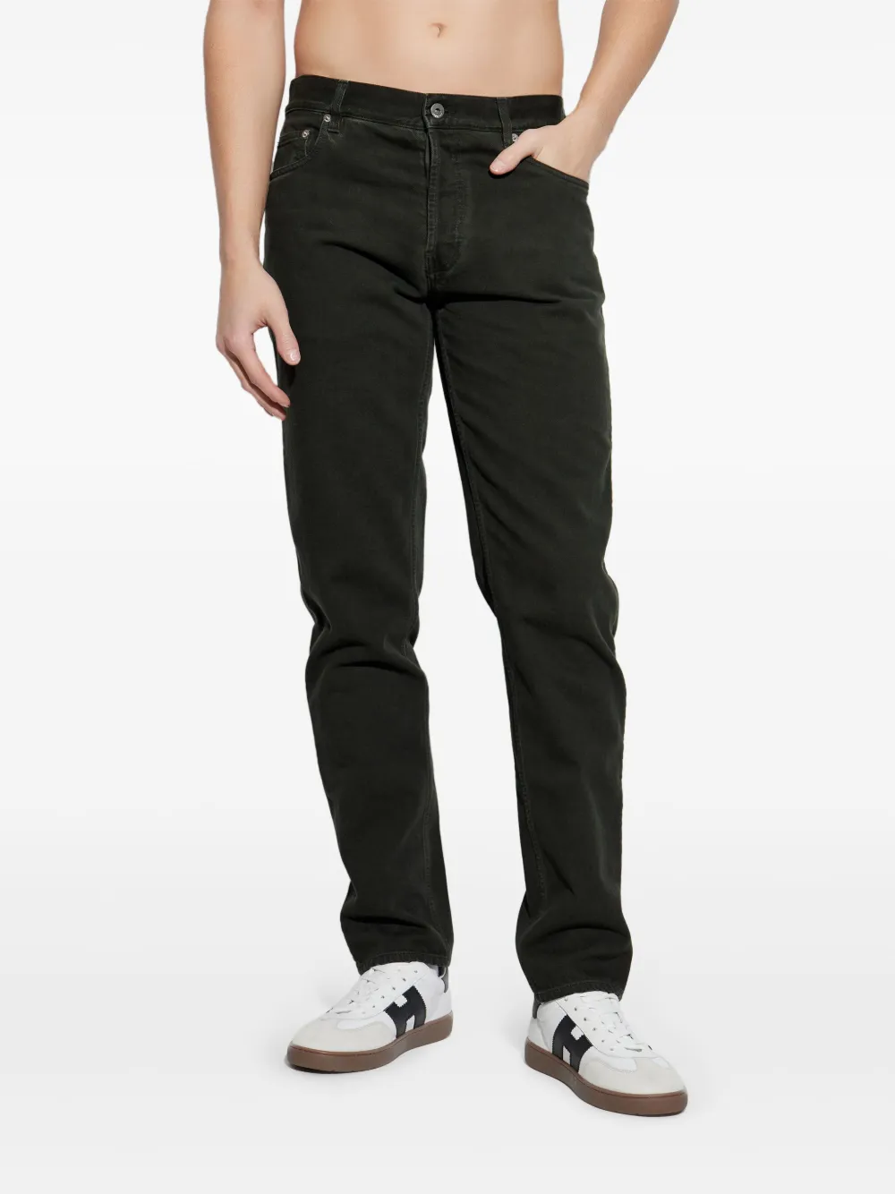Burberry Jeans met toelopende pijpen Groen