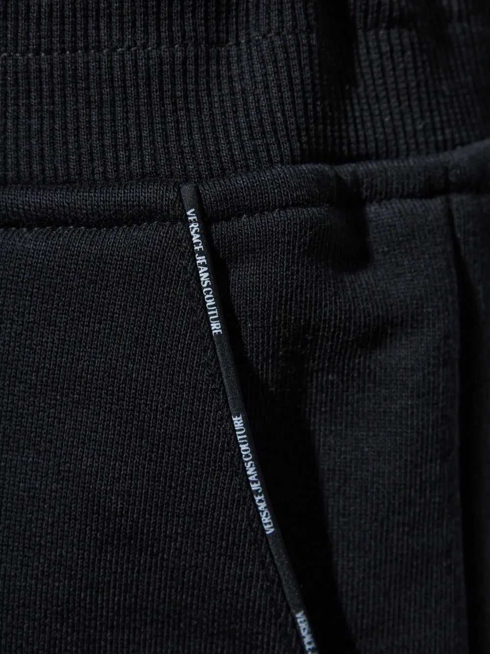 Shop Versace Jeans Couture Cotton Shorts In Black
