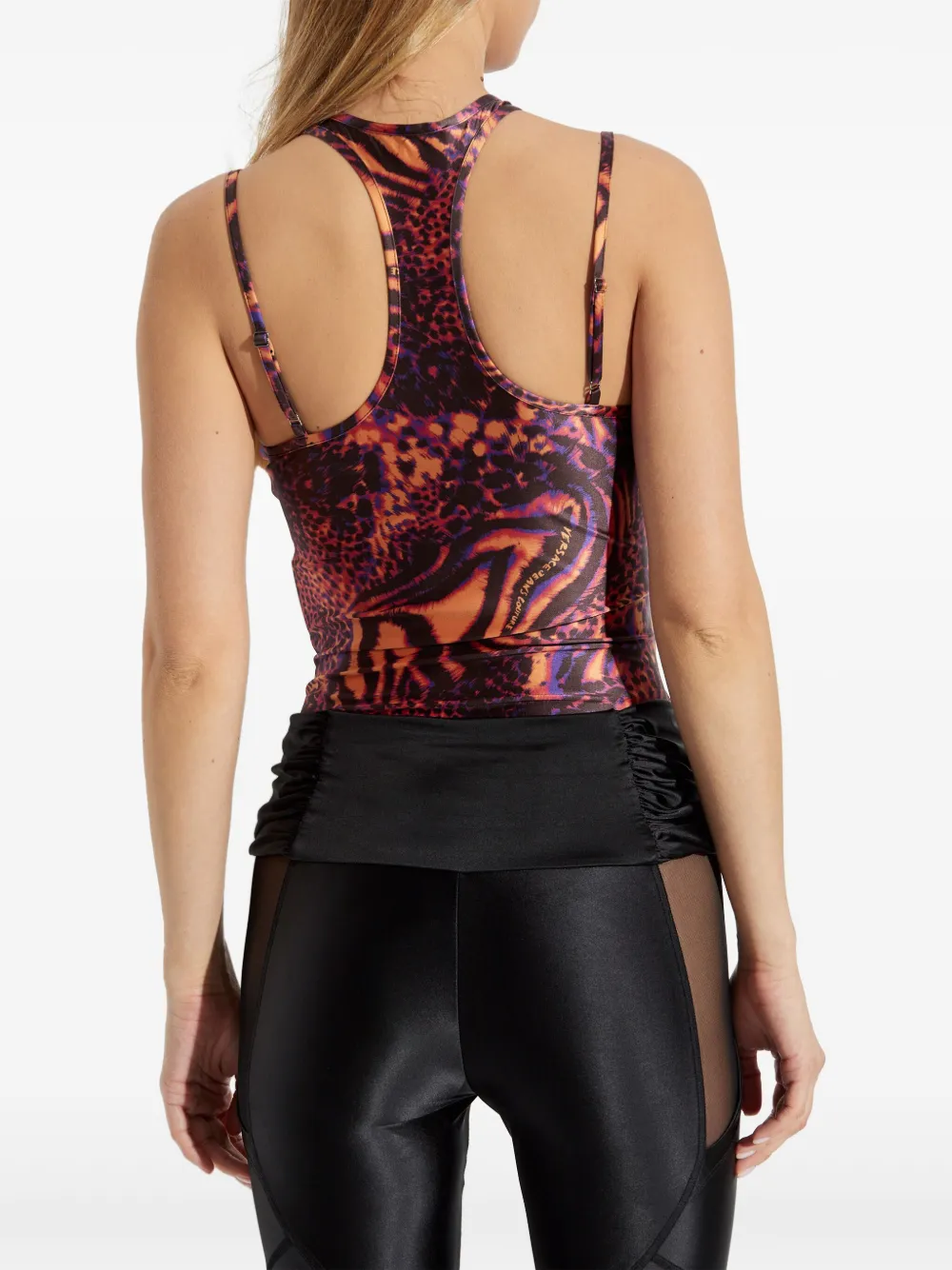 Versace Jeans Couture Romper met dierenprint Rood