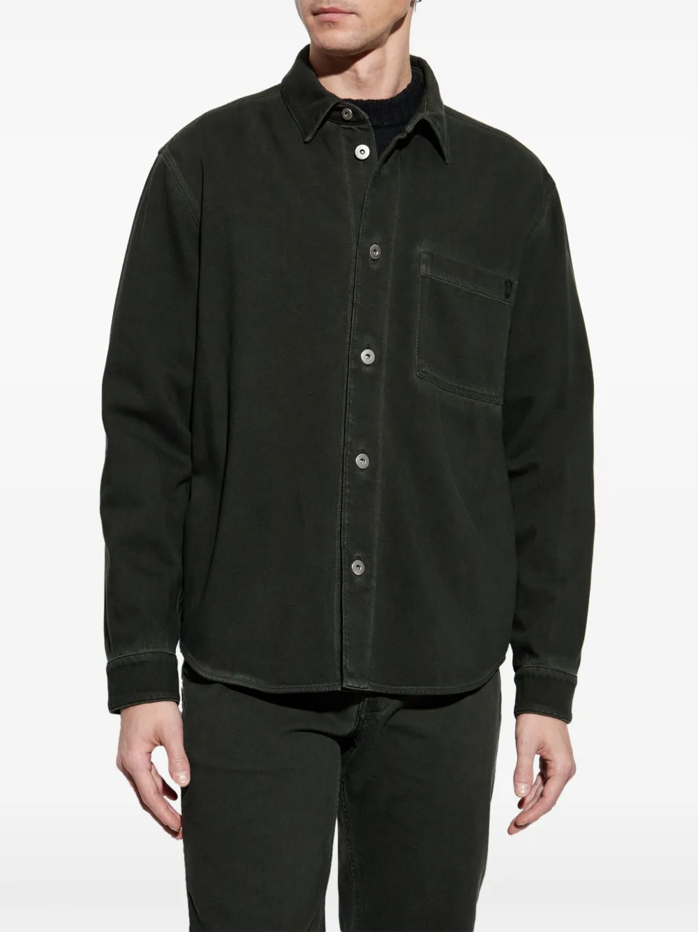 Burberry Denim shirtjack Zwart