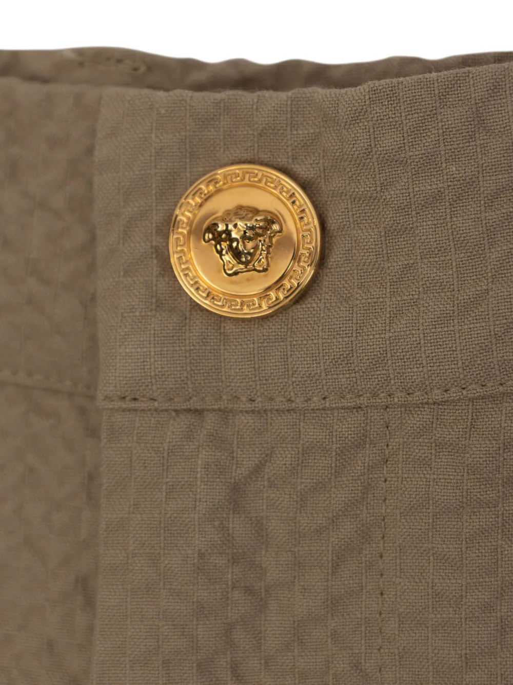Versace Kids Seersucker shorts Bruin