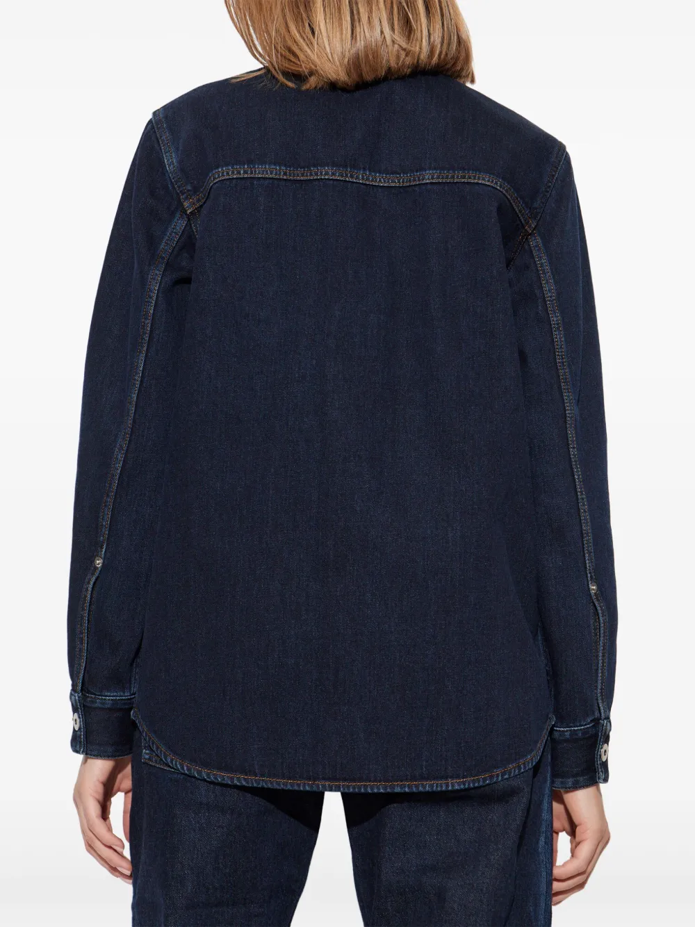 Burberry Denim blouse Blauw