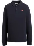 Bally long-sleeve polo shirt - Blue