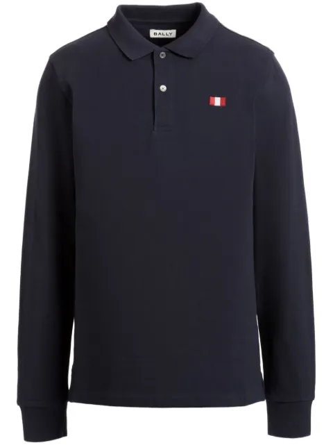 Bally long-sleeve polo shirt