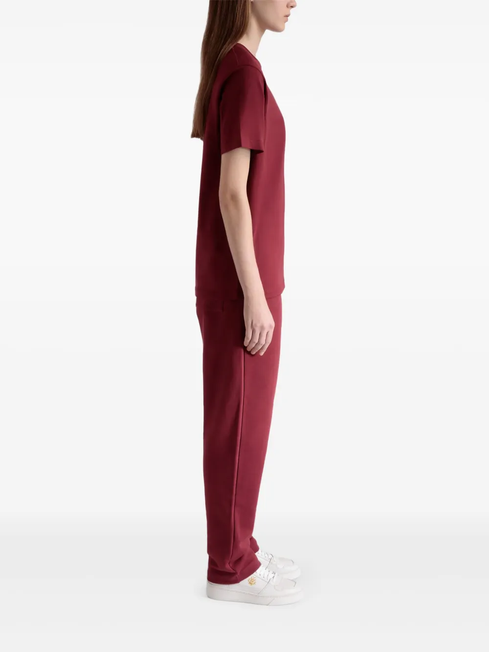 Bally T-shirt van biologisch katoen Rood