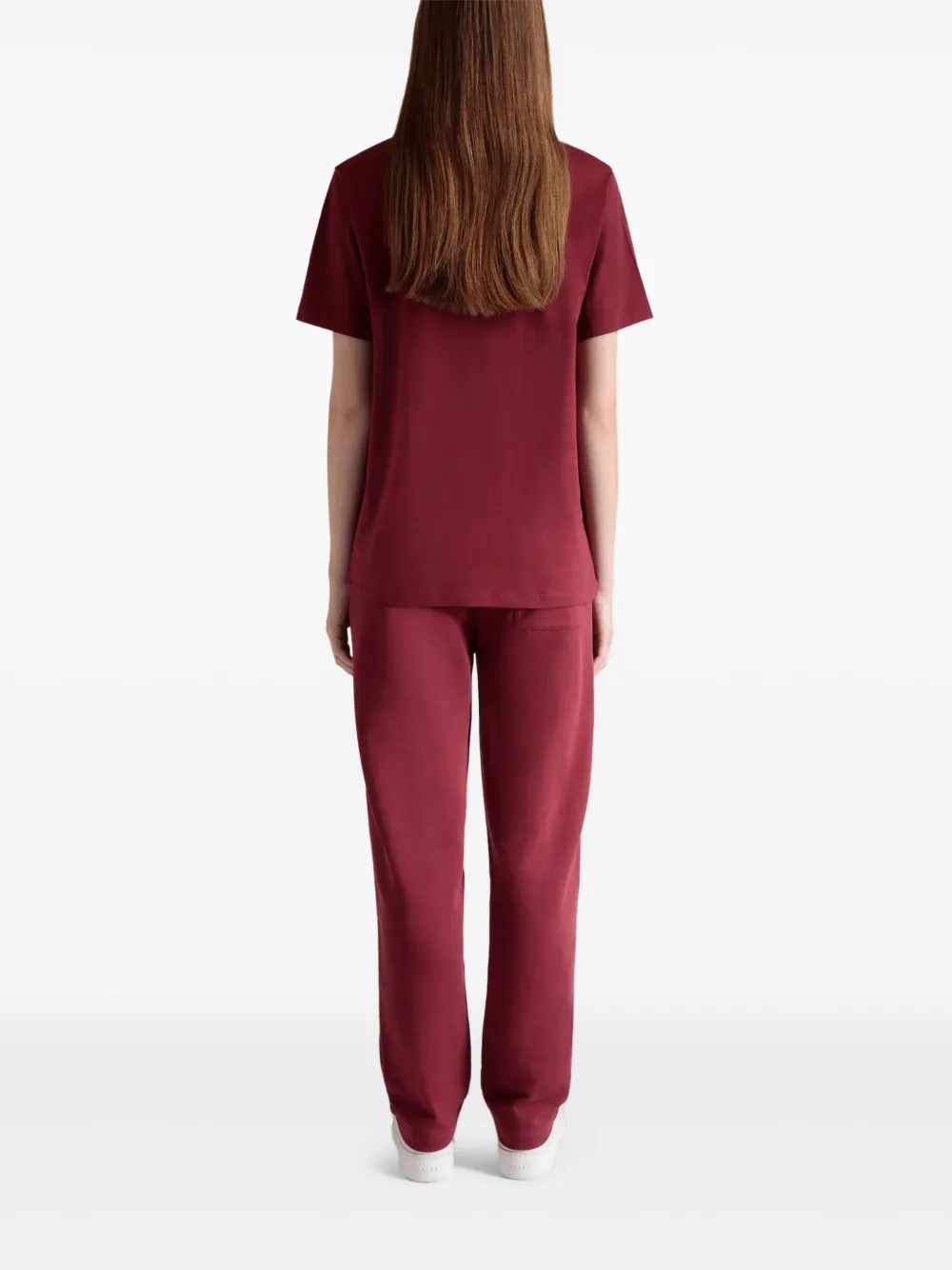 Bally T-shirt van biologisch katoen Rood