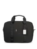 Les Deux logo-print briefcase - Black