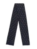 Bally all-over printed scarf - PEACOAT 50