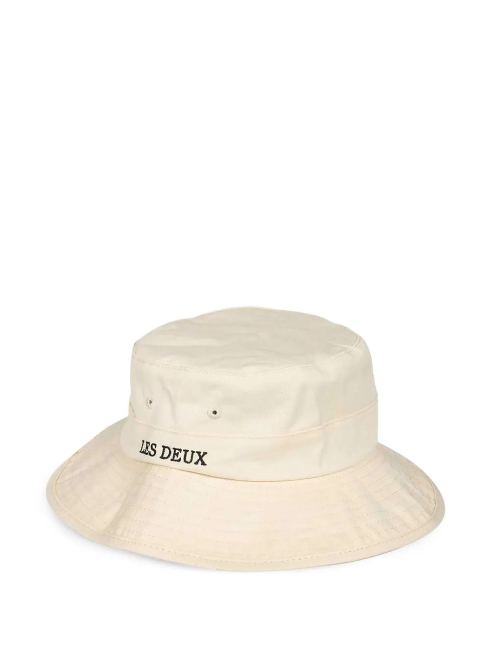 embroidered-logo bucket hat