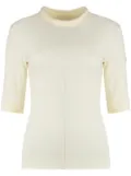Moncler ribbed T-shirt - Neutrals
