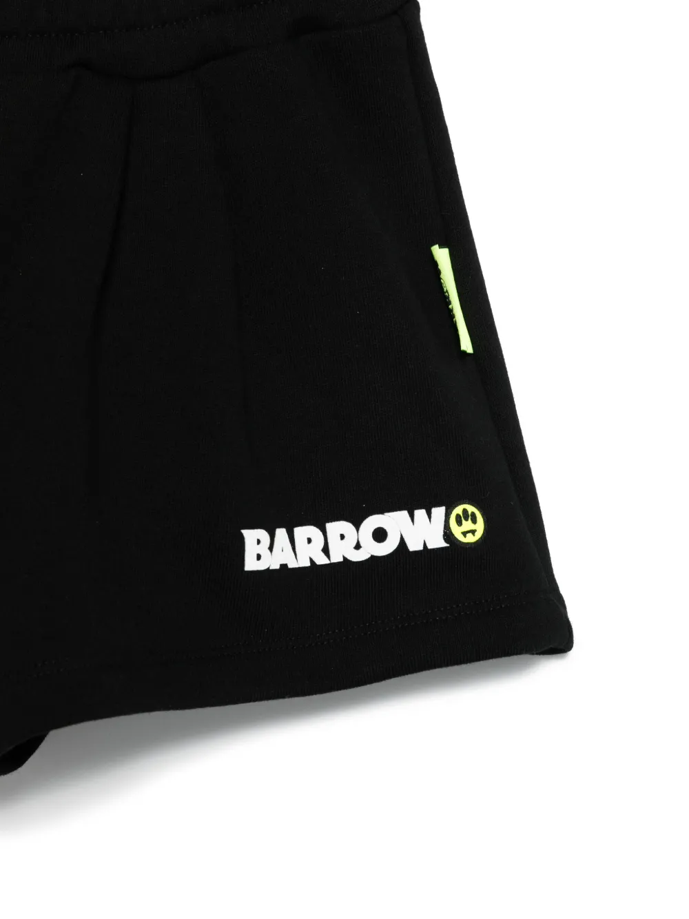 Shop Barrow Logo-print Track Shorts In 黑色