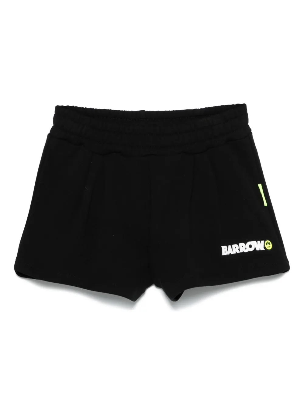 Shop Barrow Logo-print Track Shorts In 黑色