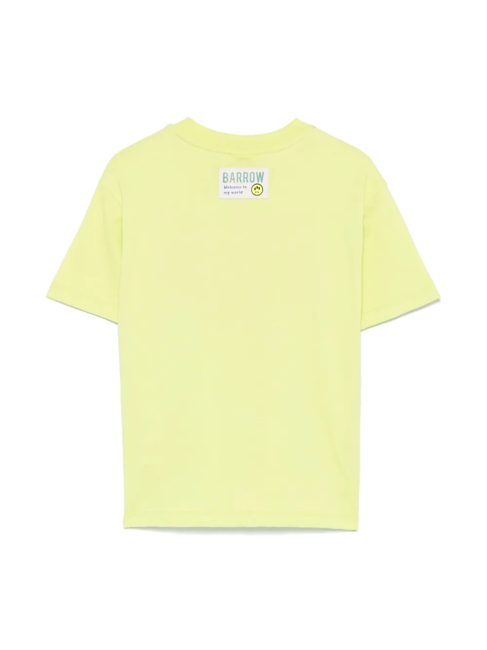 Barrow kids logo-print T-shirt - Groen