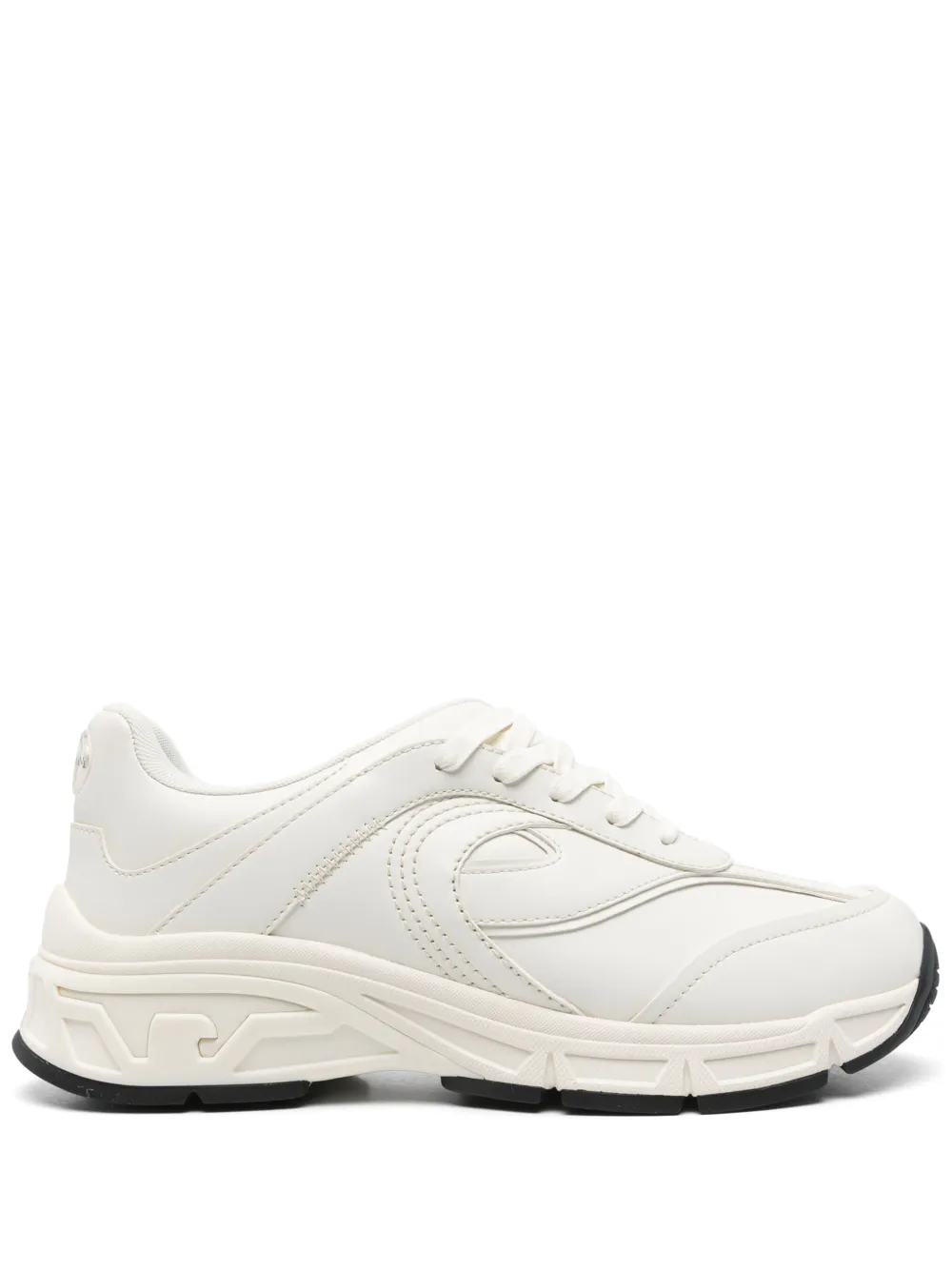 Emporio Armani rubberised-logo sneakers White