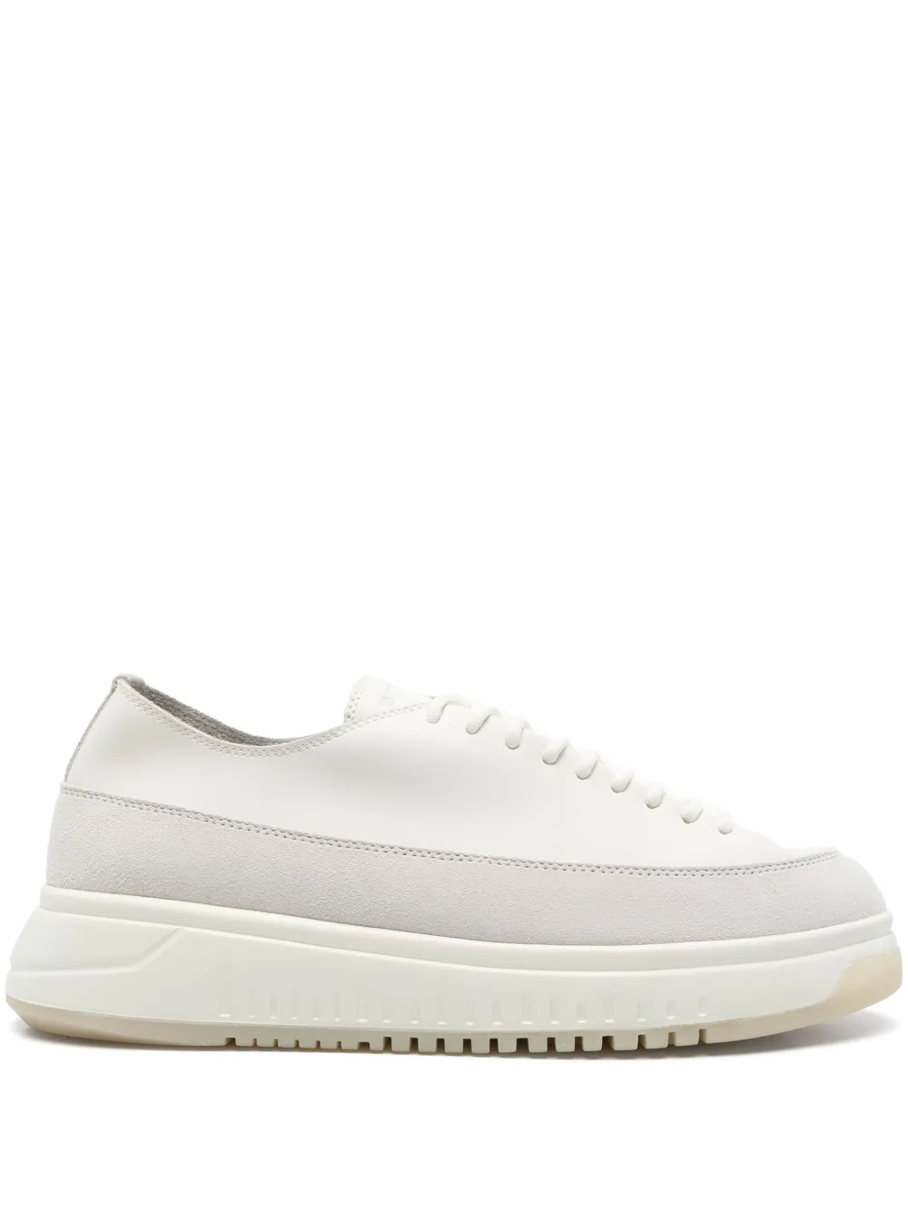 Emporio Armani panelled sneakers White