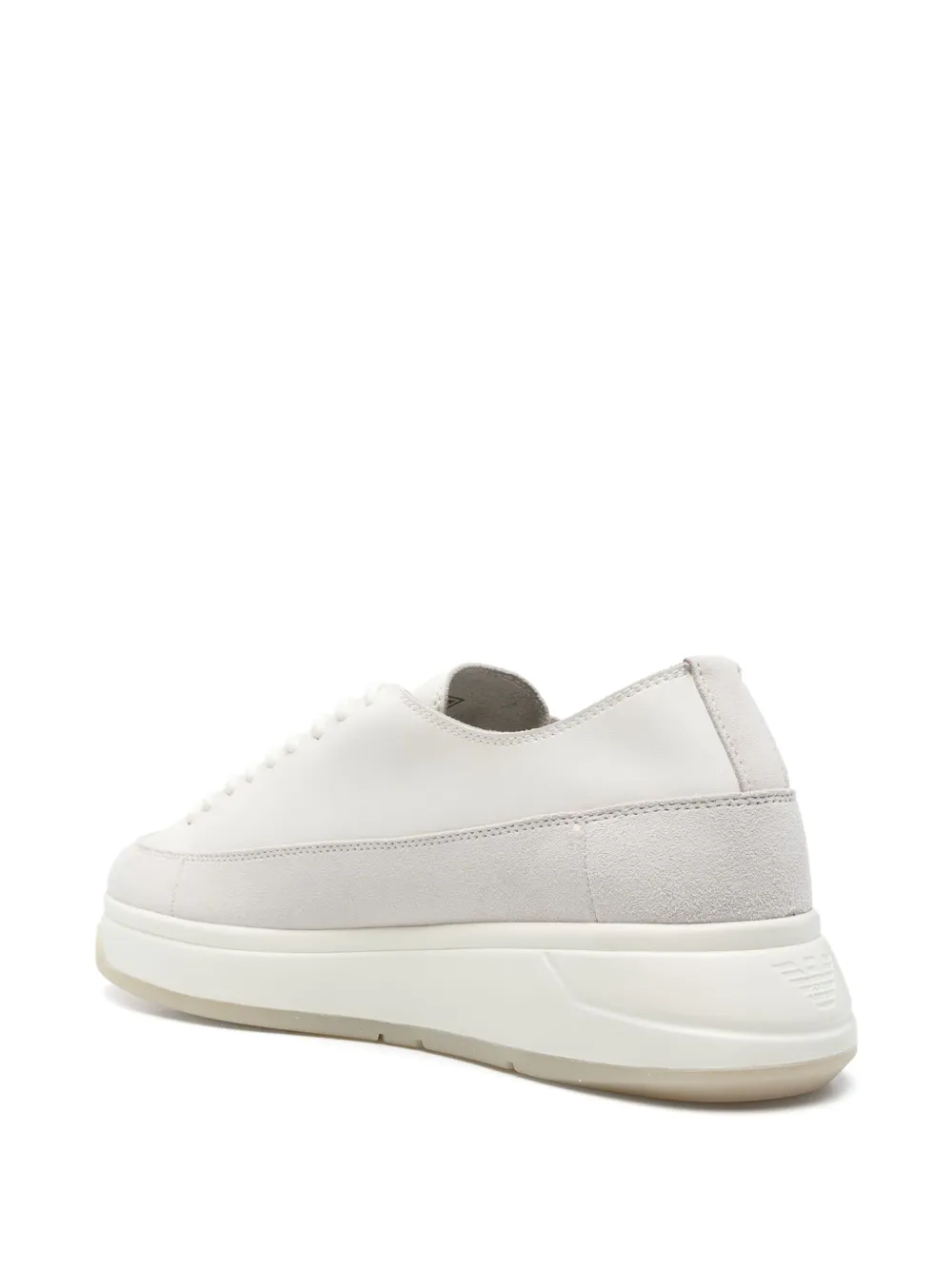 Emporio Armani panelled sneakers White