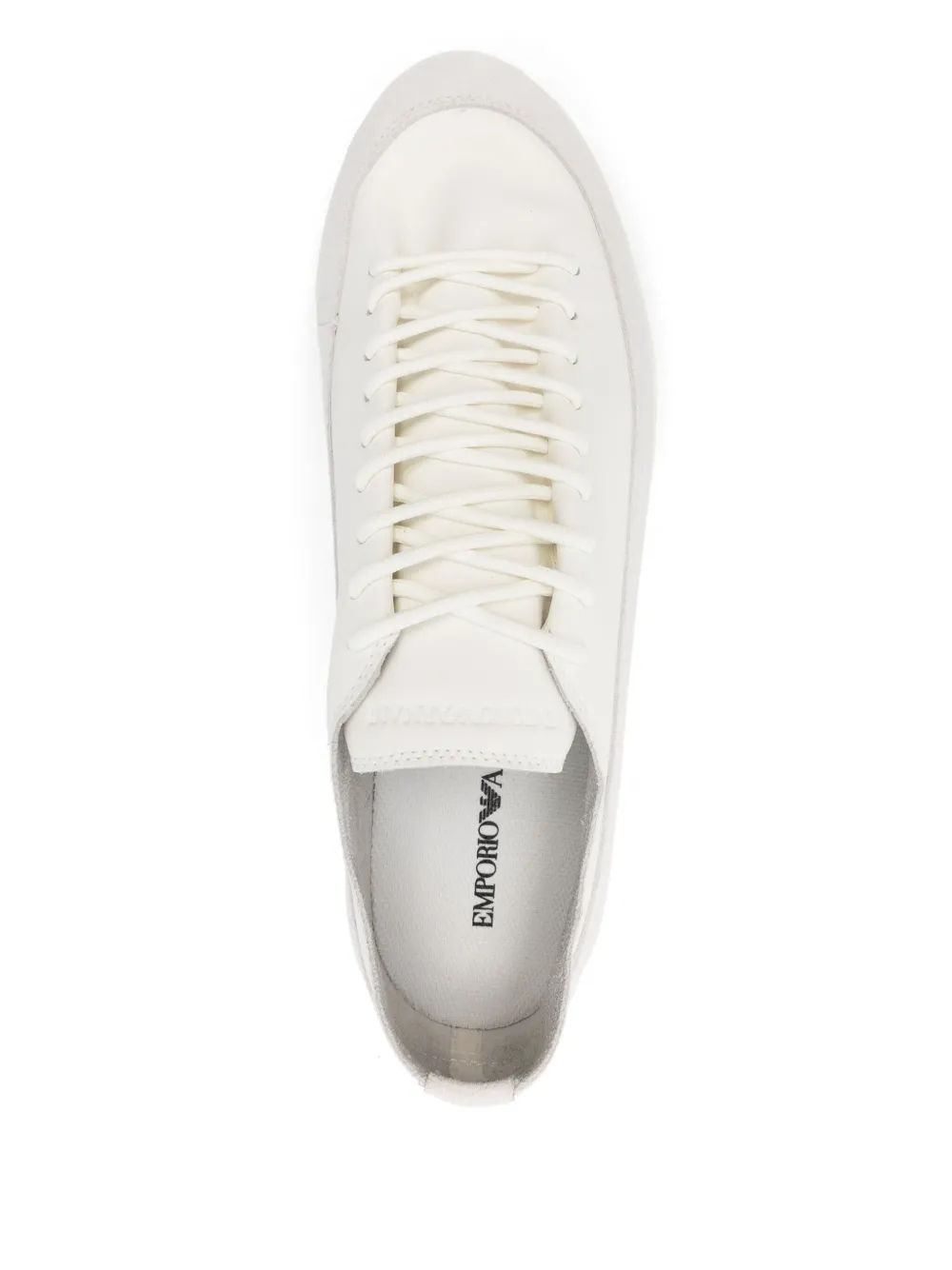 Emporio Armani panelled sneakers White