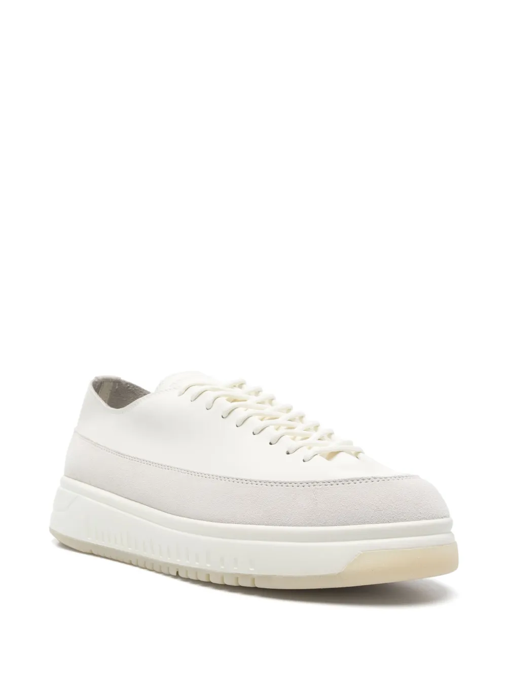 Emporio Armani panelled sneakers White