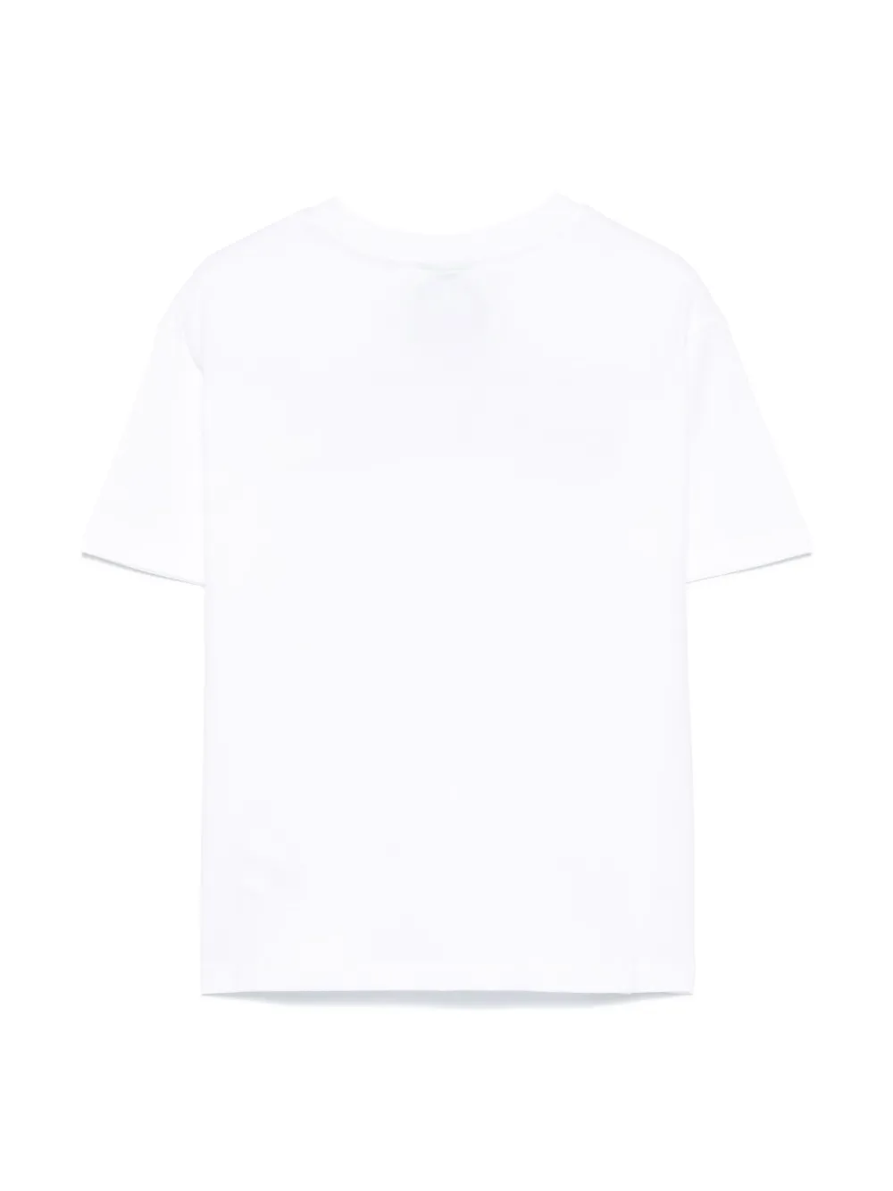 Barrow kids logo-print T-shirt - Wit