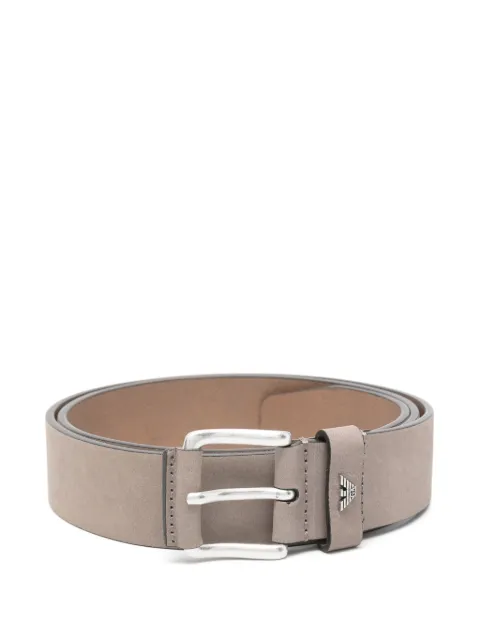 Emporio Armani cinturón de gamuza con hebilla