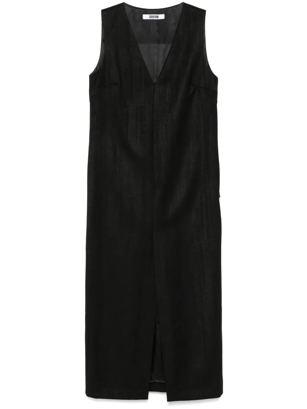 V-neck maxi dress