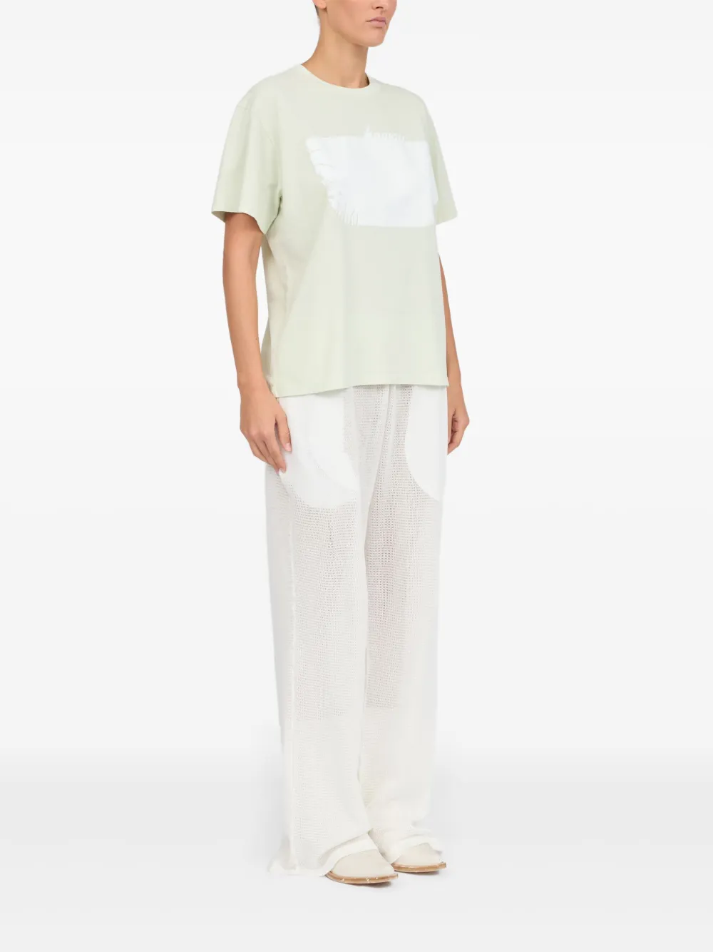 MM6 Maison Margiela T-shirt met patroon Groen