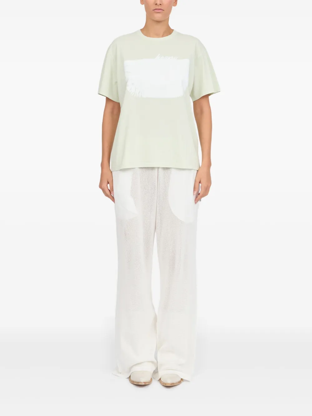 MM6 Maison Margiela T-shirt met patroon Groen
