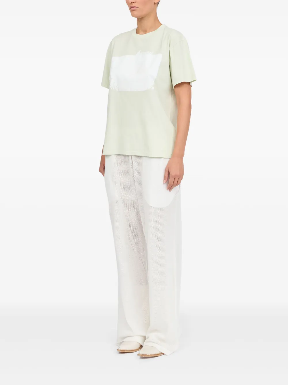 MM6 Maison Margiela T-shirt met patroon Groen