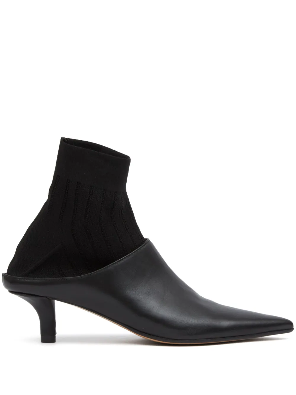 MM6 Maison Margiela pointes-yoe ankle boots – Black