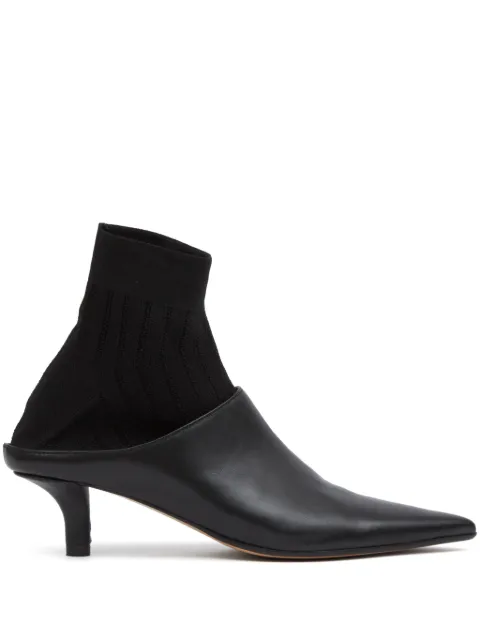 MM6 Maison Margiela بوت كاحل بمقدمة مدببة