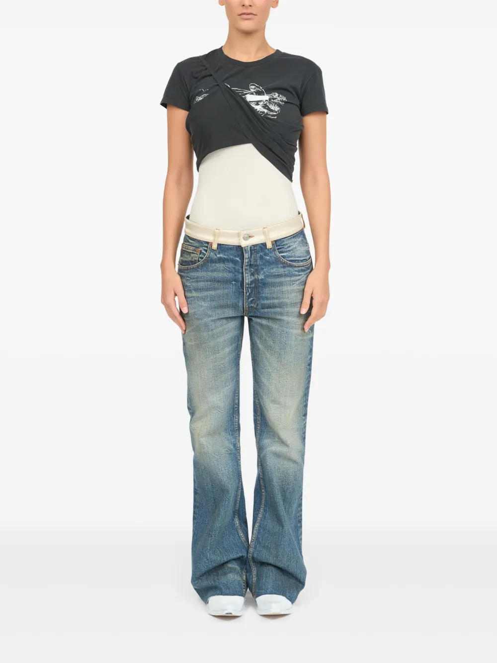 MM6 Maison Margiela T-shirt con stampa grafica | Image 7