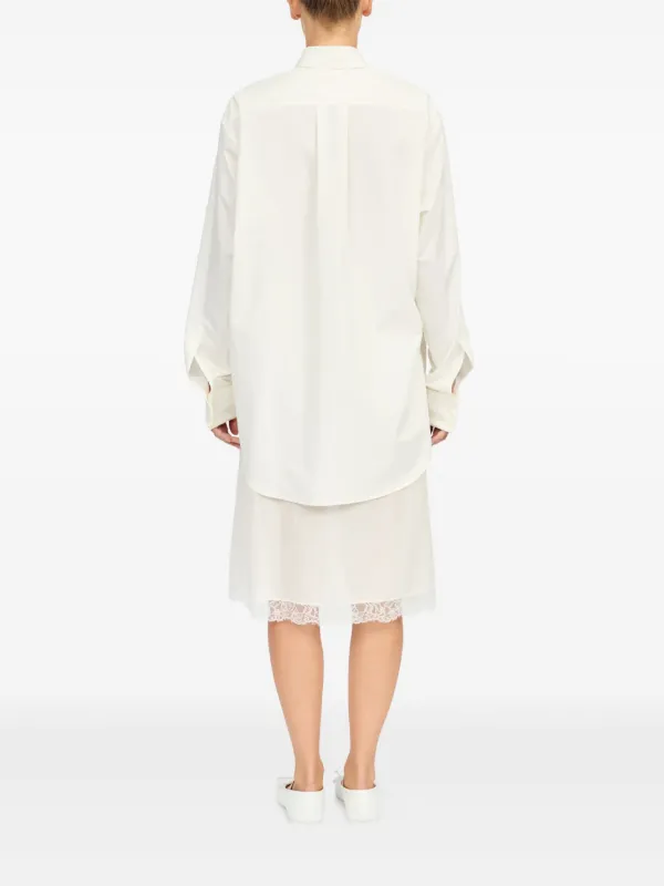 MM6 Maison Margiela シャツドレス | ニュートラル | FARFETCH JP