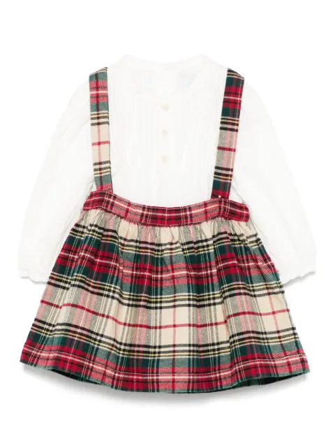 POLO RALPH LAUREN KIDS cotton skirt set