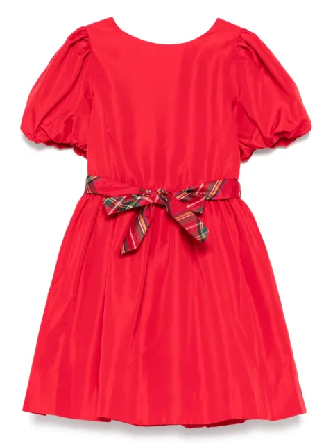 POLO RALPH LAUREN KIDS puff-sleeves dress