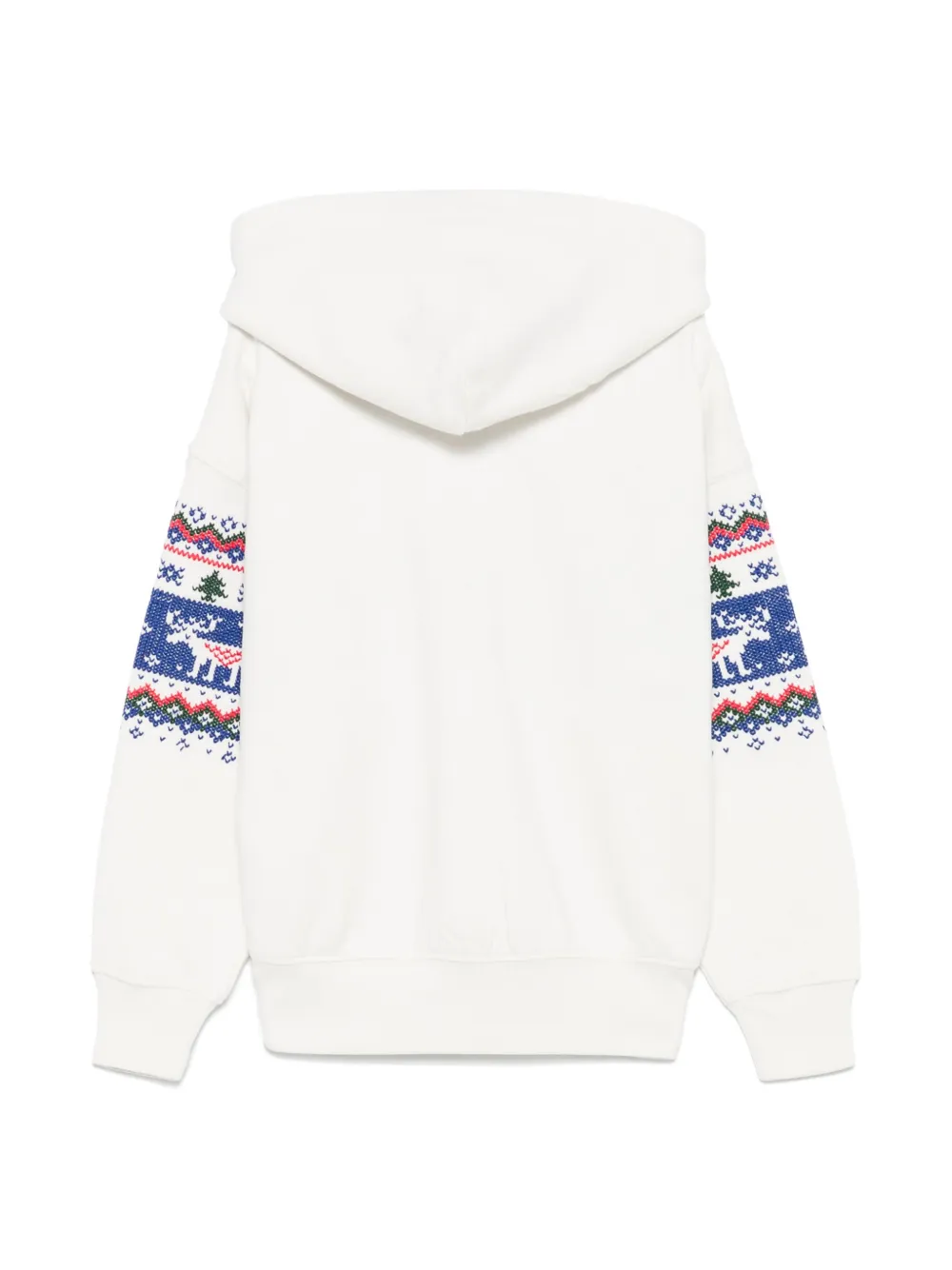 POLO RALPH LAUREN KIDS Fair Isle hoodie met patroon - Wit