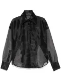 Atu Body Couture organza shirt - Black