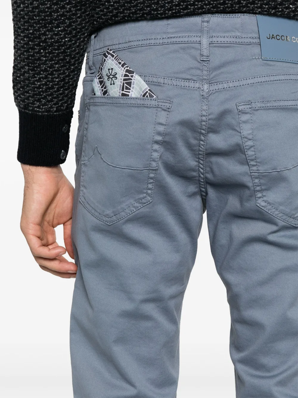 Jacob Cohën Bard Fast broek Blauw