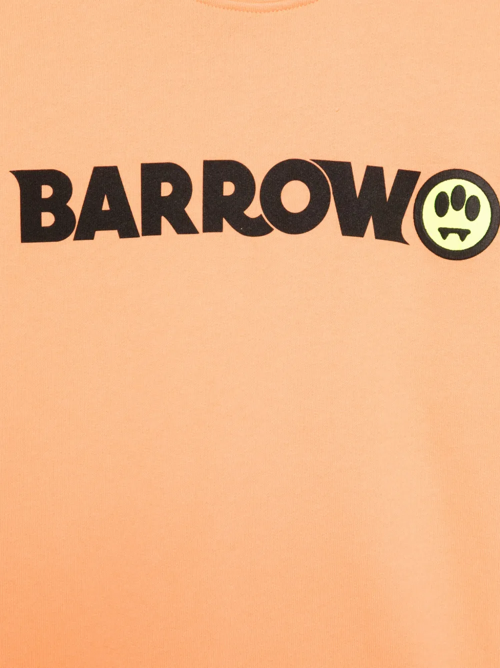 Barrow kids Sweater met logoprint Oranje