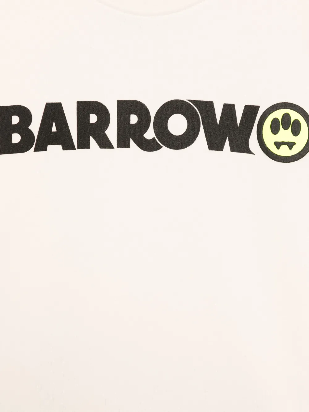 Barrow kids Sweater met logoprint Beige