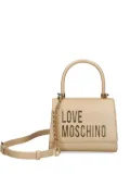 Love Moschino logo-lettering tote bag - Gold