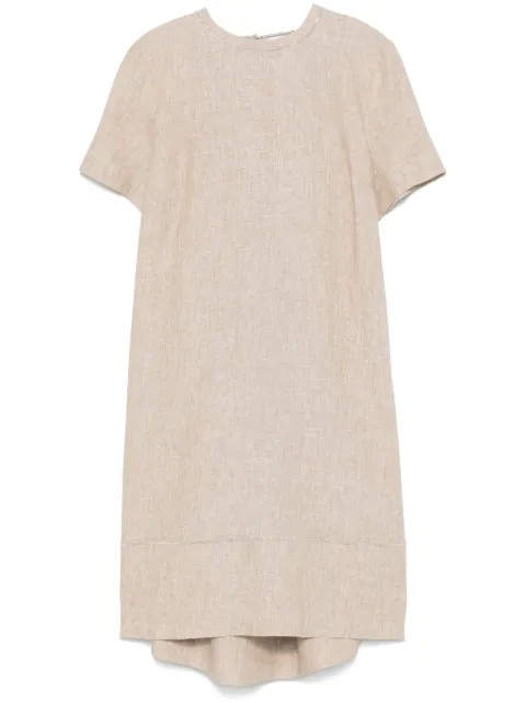 Peserico vestido midi texturizado