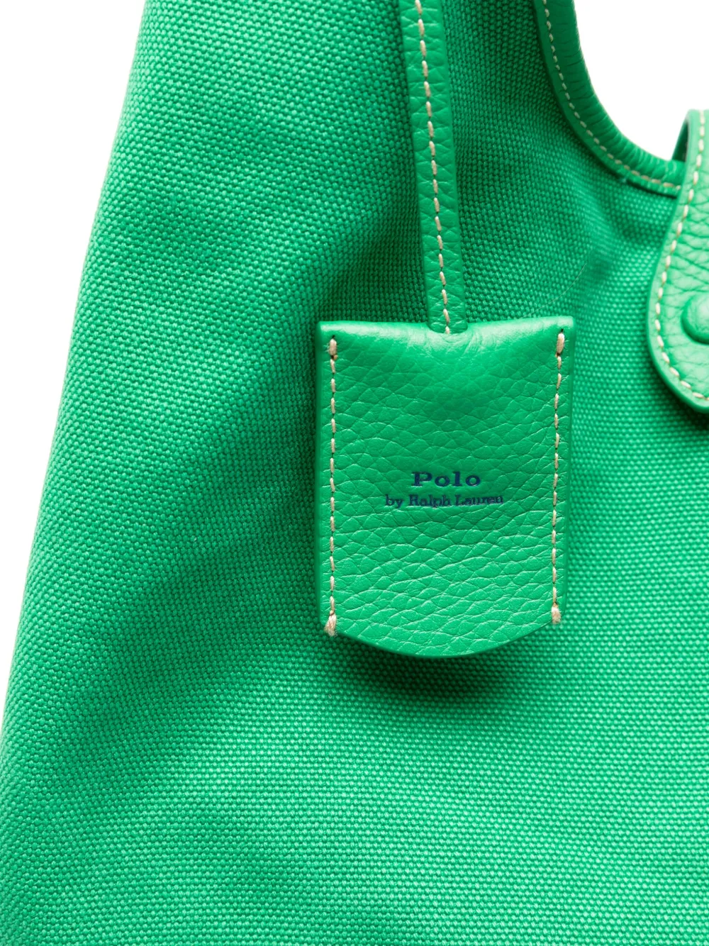 Polo Ralph Lauren Canvas Tote Bag In Green